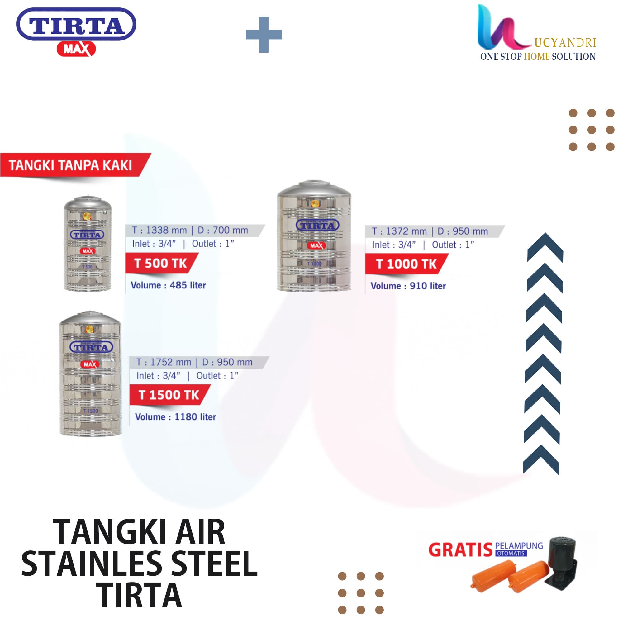 tangki air tirta 500 liter tanpa kaki stainless steel tangki air tirta 1000 liter tanpa kaki stainless steel free radar