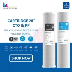 paket catridge filter air penguin 20 inch cto pp