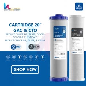 paket catridge filter air penguin 20 inch gac cto