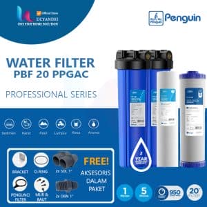 paket filter air penguin pbf 20 pp gac