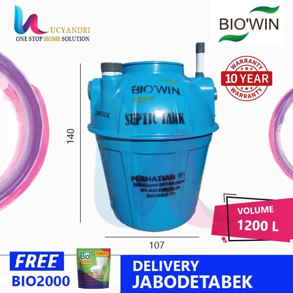 septic tank 1200 liter biowin bw 12 septic tank 1200 liter biowin bw 12
