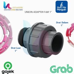 union adapter FxM 1 inch watermur penguin